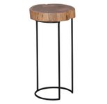 WOHNLING WL1.553 Beistelltisch AKOLA Massiv-Holz Akazie 28 cm x 28 cm x 55 cm