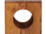 WOHNLING WL1.560 Beistelltisch MUMBAI Massiv-Holz Sheesham 35 cm x 35 cm x 35 cm