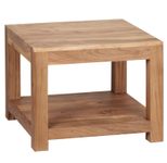WOHNLING WL1.571 Couchtisch MUMBAI Massivholz Akazie 60 cm x 60 cm x 45 cm