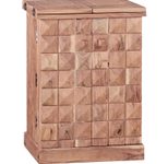 WOHNLING WL1.736 Weinregal Massiv-Holz Akazie