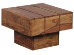 WOHNLING WL1.755 Beistelltisch Sheesham 44 cm x 44 cm x 30 cm