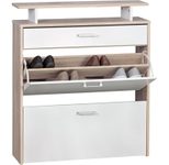 WOHNLING WL1.794 Schuhkipper Sonoma 80 cm x 24 cm x 95 cm