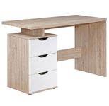 WOHNLING WL1.795 Schreibtisch MASSA Sonoma 53 cm x 120 cm x 76 cm