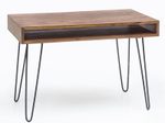 WOHNLING WL1.995 Schreibtisch BAGLI Sheesham 60 cm x 110 cm x 76 cm