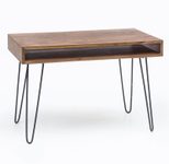 WOHNLING WL1.995 Schreibtisch BAGLI Sheesham 60 cm x 110 cm x 76 cm