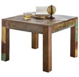WOHNLING WL5.068 Couchtisch KALKUTTA Braun 60 cm x 60 cm x 47 cm