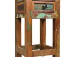WOHNLING WL5.069 Beistelltisch KALKUTTA Braun 30 cm x 30 cm x 50 cm