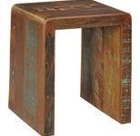 WOHNLING WL5.070 Beistelltisch KALKUTTA Braun 40 cm x 45 cm x 55 cm