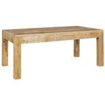 WOHNLING WL5.085 Couchtisch Braun 60 cm x 110 cm x 47 cm