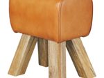 WOHNLING WL5.108 Design Turnbock Sitzhocker Braun
