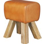 WOHNLING WL5.108 Design Turnbock Sitzhocker Braun