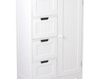 WOHNLING Design Badschrank PATTI WL5.184 Landhaus-Stil weiß