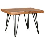 WOHNLING WL5.204 Design Couchtisch Sheesham 51 cm x 56 cm x 38 cm