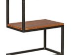 WOHNLING WL5.207 Beistelltisch AKOLA S-Form Sheesham 30 cm x 45 cm x 60 cm