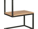 WOHNLING WL5.208 Beistelltisch AKOLA S-Form Akazie 30 cm x 45 cm x 60 cm