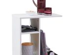 WOHNLING WL5.315 Beistelltisch Weiß 50 cm x 30 cm x 50 cm
