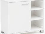 WOHNLING WL5.341 Waschbeckenunterschrank Weiß 60 cm x 32 cm x 55 cm