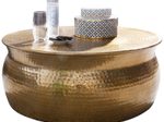 WOHNLING WL5.453 Couchtisch KARAM Gold 75 cm x 75 cm x 31 cm