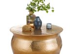 WOHNLING WL5.456 Couchtisch KARAM Gold 60 cm x 60 cm x 30 cm