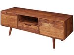 WOHNLING WL5.579 TV Kommode Sheesham 135 cm x 45 cm x 51 cm