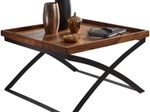 WOHNLING WL5.595 Couchtisch Sheesham 63 cm x 63 cm x 39 cm