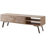 WOHNLING WL5.607 TV Kommode SIKAR Mango 145 cm x 35 cm x 47 cm