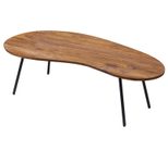 WOHNLING WL5.617 Design Couchtisch Sheesham 63 cm x 122 cm x 36 cm