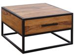WOHNLING WL5.623 Couchtisch Sheesham 65 cm x 65 cm x 38 cm