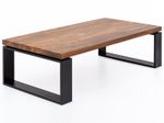 WOHNLING WL5.650 Couchtisch Sheesham 60 cm x 115 cm x 35 cm