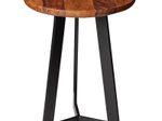 WOHNLING WL5.664 Beistelltisch Sheesham 35 cm x 35 cm x 45 cm