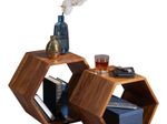 WOHNLING WL5.672 Beistelltisch 2er Set Sheesham 30 cm x 46 cm x 40 cm