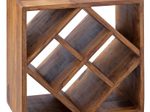 WOHNLING WL5.673 Weinregal Sheesham 40 cm x 25 cm x 40 cm