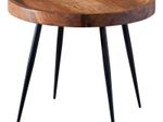 WOHNLING WL5.674 Beistelltisch Sheesham 46 cm x 46 cm x 40 cm