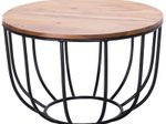 WOHNLING WL5.677 Couchtisch Sheesham 60 cm x 60 cm x 39 cm
