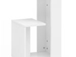 WOHNLING WL5.696 Beistelltisch Weiß 30 cm x 35 cm x 61 cm