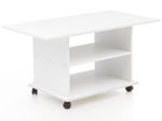 WOHNLING WL5.738 Design Couchtisch Weiß 54 cm x 95 cm x 51 cm