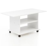WOHNLING WL5.738 Design Couchtisch Weiß 54 cm x 95 cm x 51 cm
