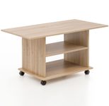 WOHNLING WL5.739 Design Couchtisch Sonoma 54 cm x 95 cm x 51 cm