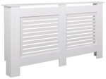 WOHNLING WL5.746 Design Heizkörperverkleidung Weiß 152 cm x 19 cm x 83 cm