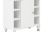 WOHNLING WL5.752 Waschbeckenunterschrank Weiß 60 cm x 32 cm x 64 cm