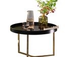WOHNLING WL5.763 Couchtisch EVA Schwarz 58 cm x 58 cm x 42 cm