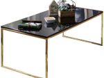 WOHNLING WL5.796 Couchtisch RIVA Schwarz 60 cm x 120 cm x 45 cm
