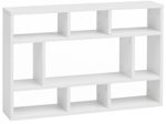 WOHNLING WL5.810 Wandregal Weiß 75 cm x 16 cm x 51 cm