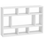 WOHNLING WL5.810 Wandregal Weiß 75 cm x 16 cm x 51 cm