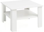 WOHNLING WL5.834 Couchtisch Weiß 60 cm x 60 cm x 42 cm