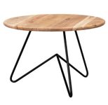 WOHNLING WL5.956 Couchtisch Akazie 60 cm x 60 cm x 39 cm