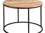 WOHNLING WL5.959 Couchtisch Akazie 60 cm x 60 cm x 43 cm
