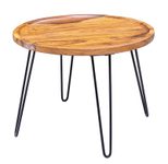 WOHNLING WL5.960 Couchtisch Sheesham 60 cm x 60 cm x 45 cm