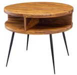 WOHNLING WL5.962 Couchtisch Sheesham 60 cm x 60 cm x 45 cm