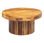 WOHNLING WL5.963 Couchtisch Sheesham 60 cm x 60 cm x 30 cm